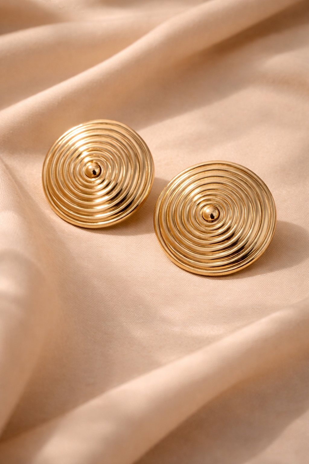 Venera Spiral Gold Küpe