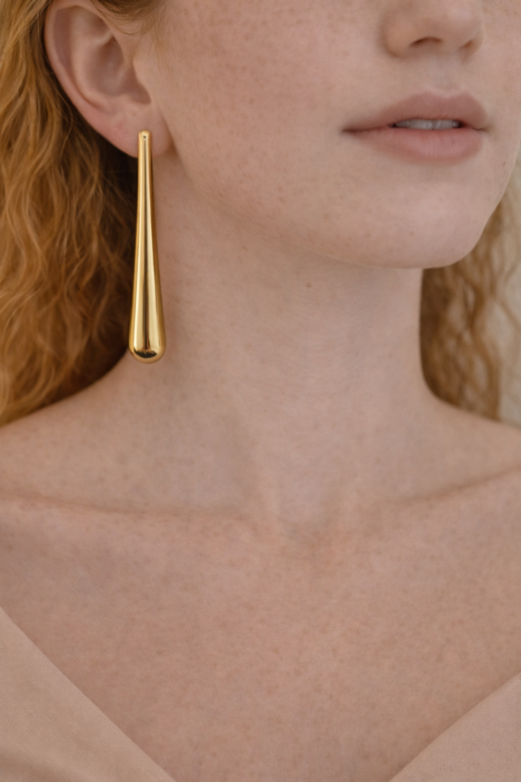 Aria Gold Damla Küpe