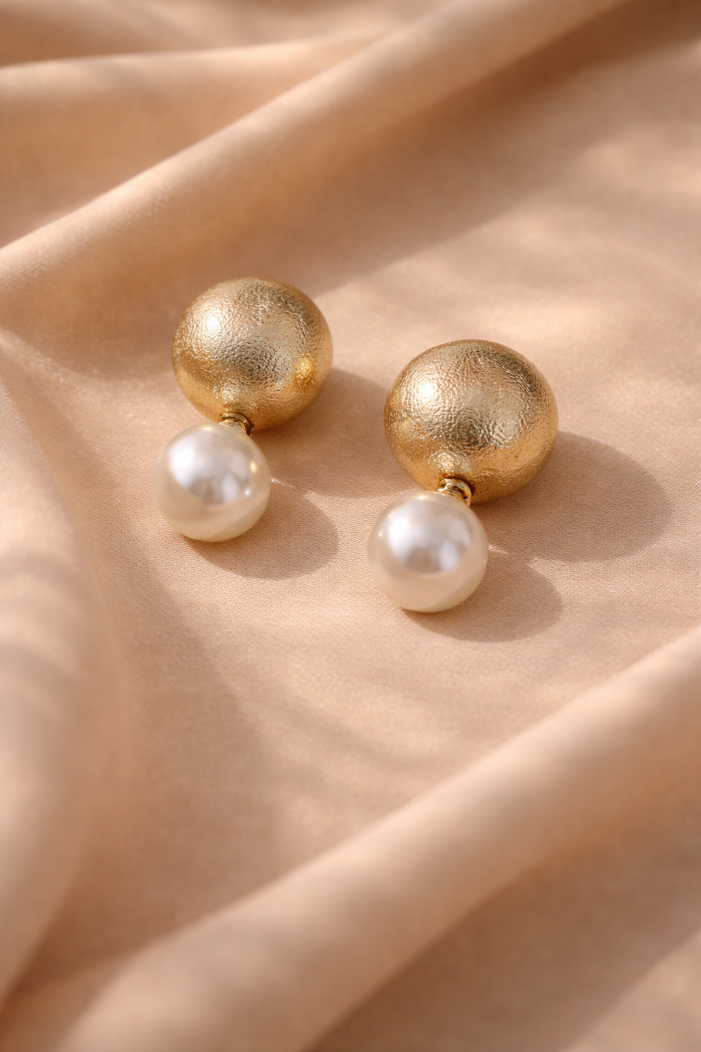 Aurena İnci Dokulu Küpe