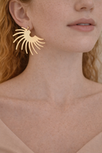 Solara Gold Güneş Küpe