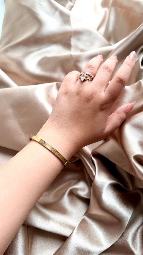 Ayetel Kürsi Yazılı Çelik Bileklik