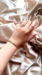 Vintage Güneş & Ay Çelik Bileklik