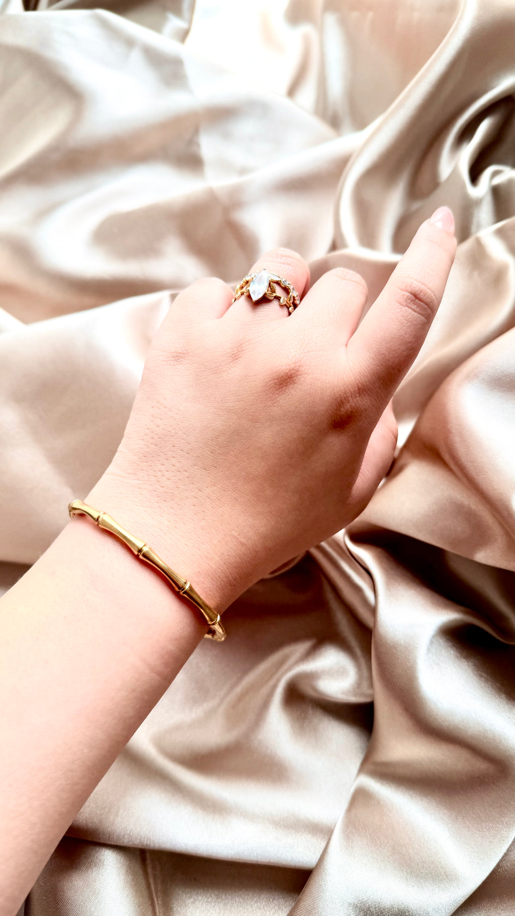 Bambu Model Çelik Bileklik