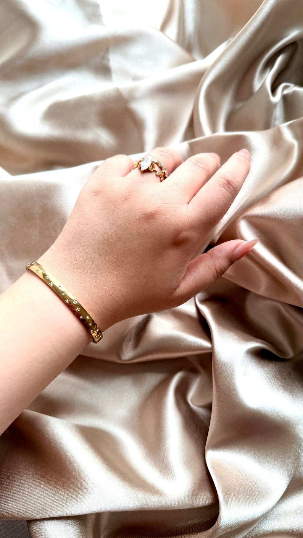 Mini Yıldız Taşlı Çelik Bileklik