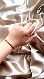 Mini Yıldız Taşlı Çelik Bileklik