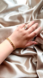 Roma Rakamlı Çelik Bileklik