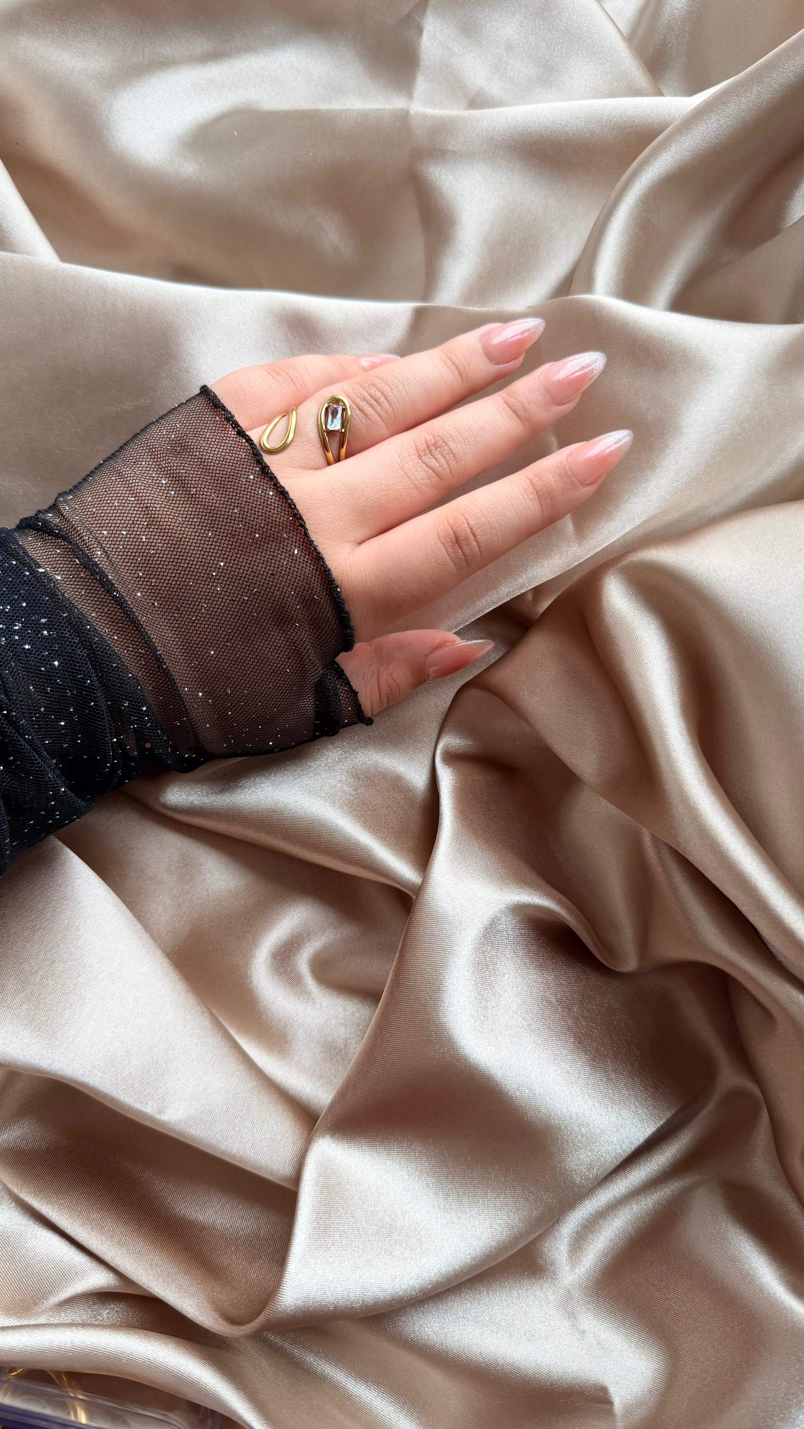 Elara Damla Ayarlanabilir Yüzük