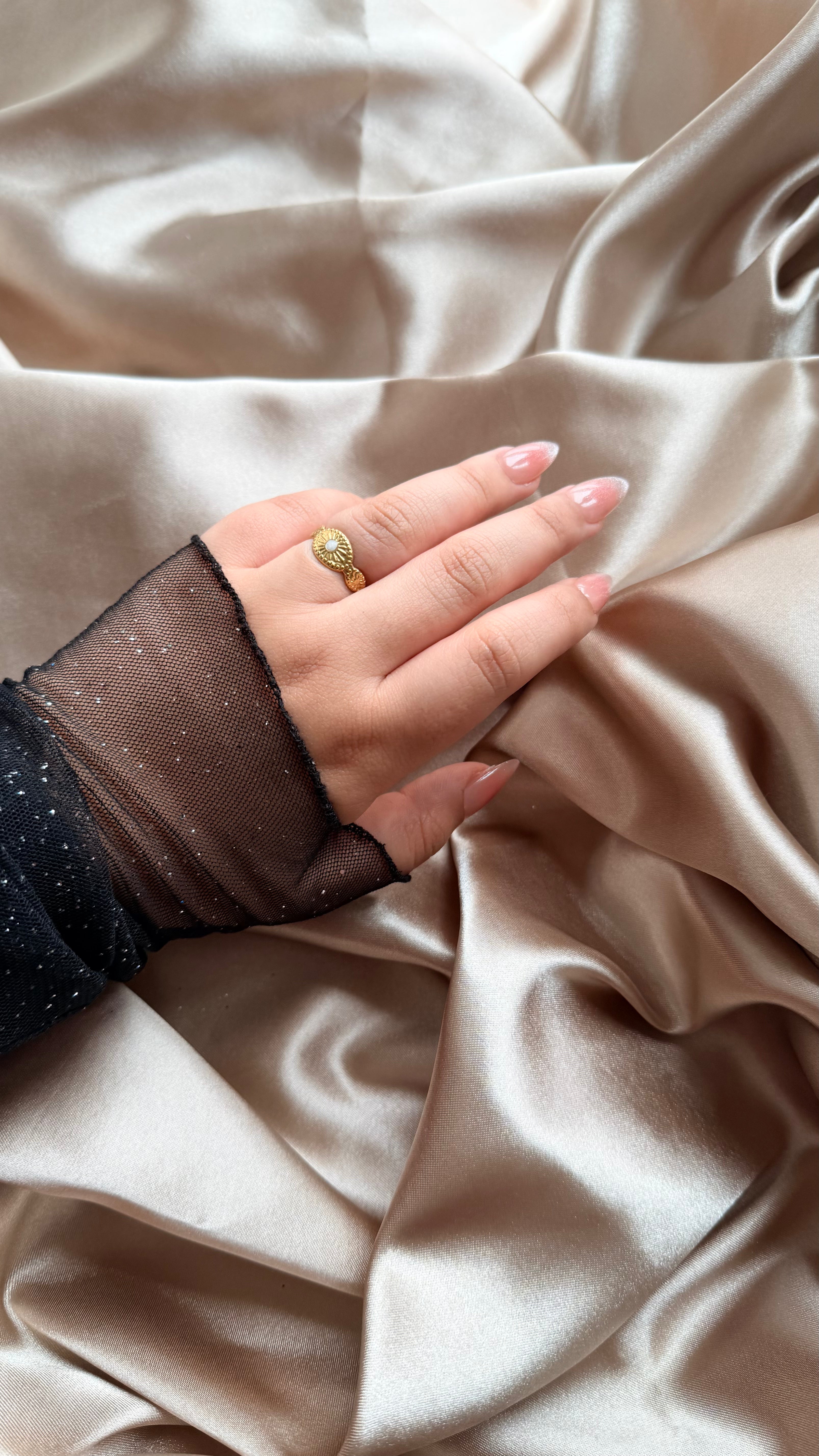 ✨ Helia Antik Ayarlanabilir Yüzük