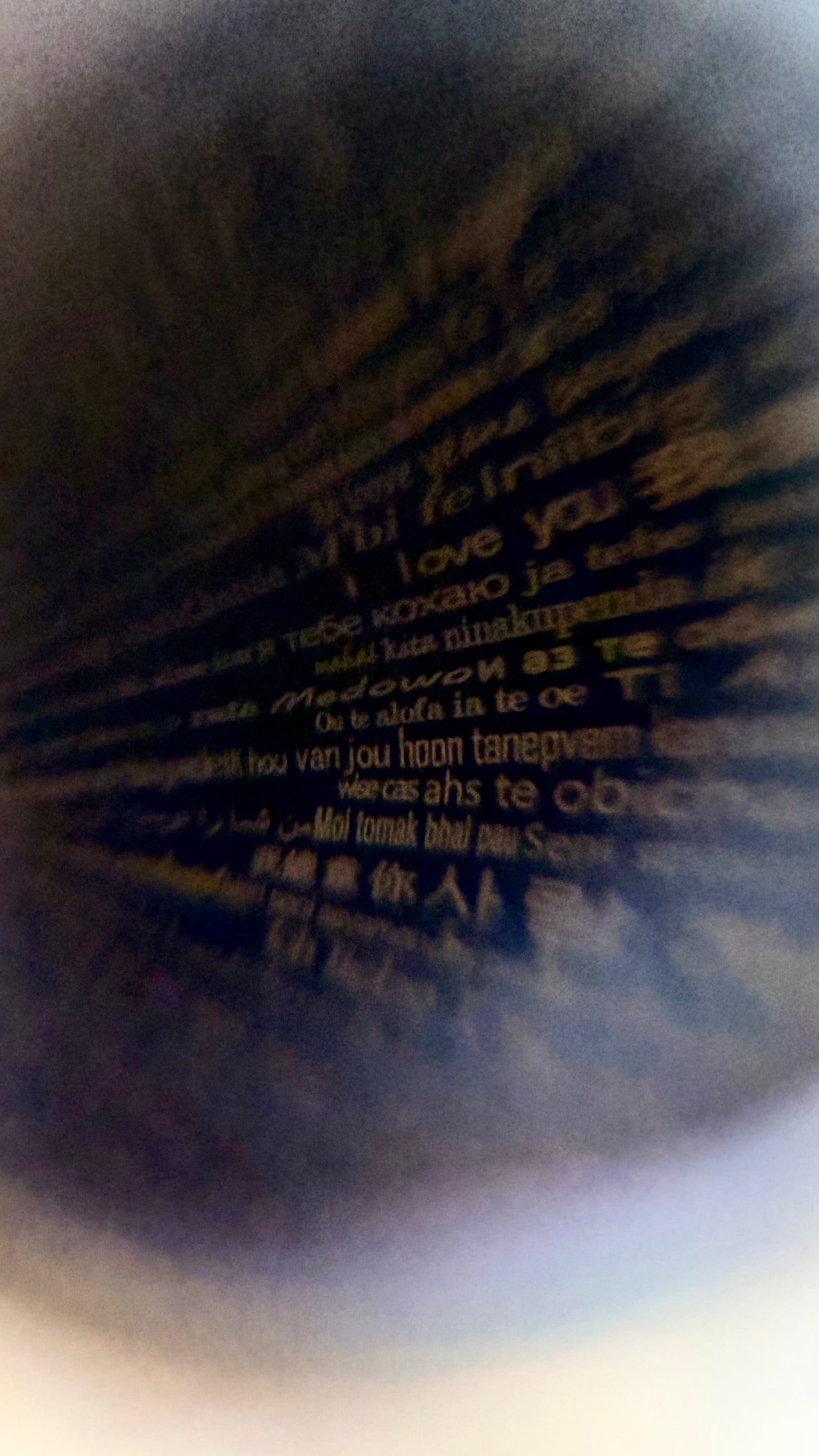 Sonsuzluk & Projeksiyon Taşlı Çelik Kolye