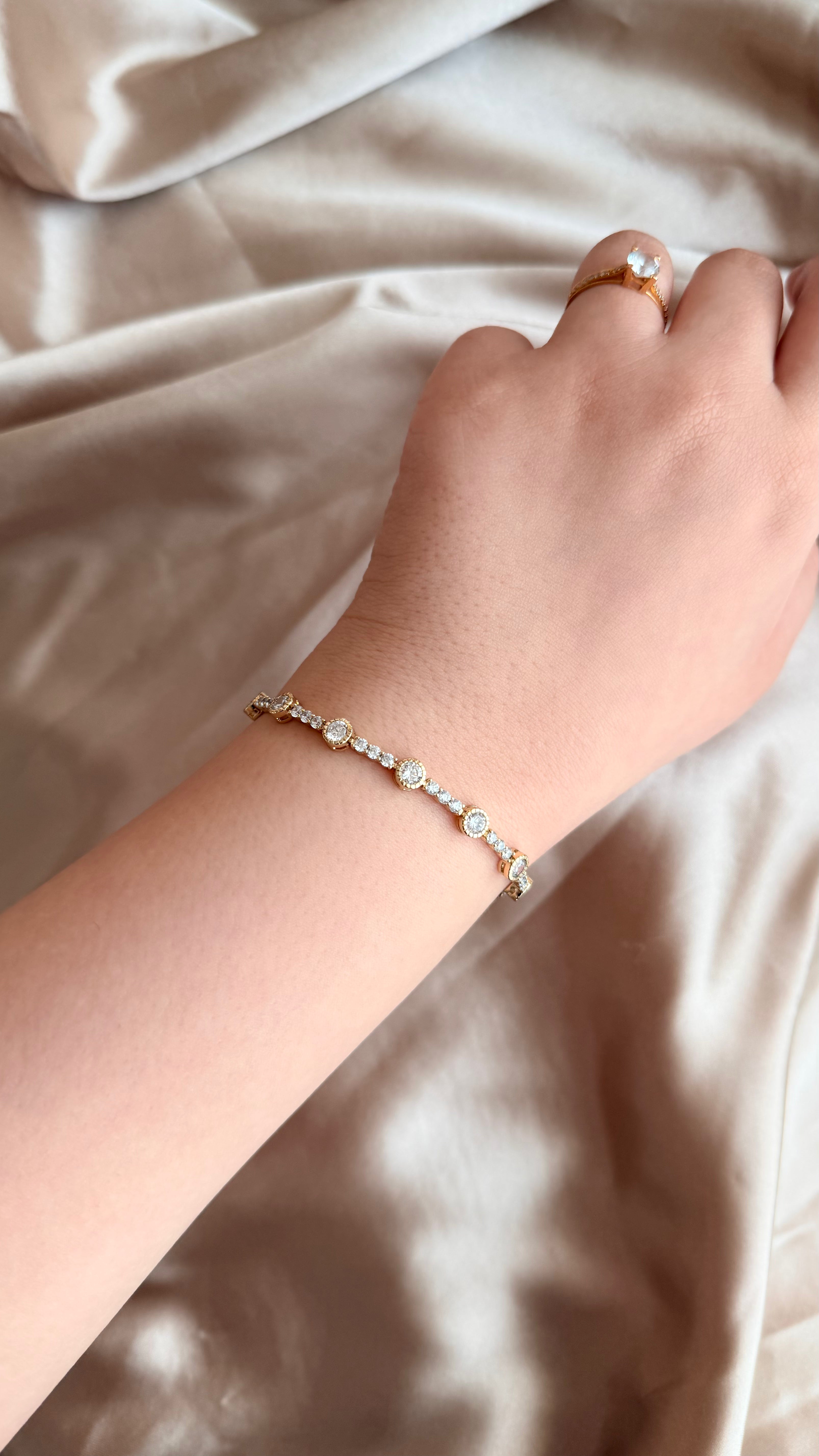 Celina Işıltılı Tennis Bileklik