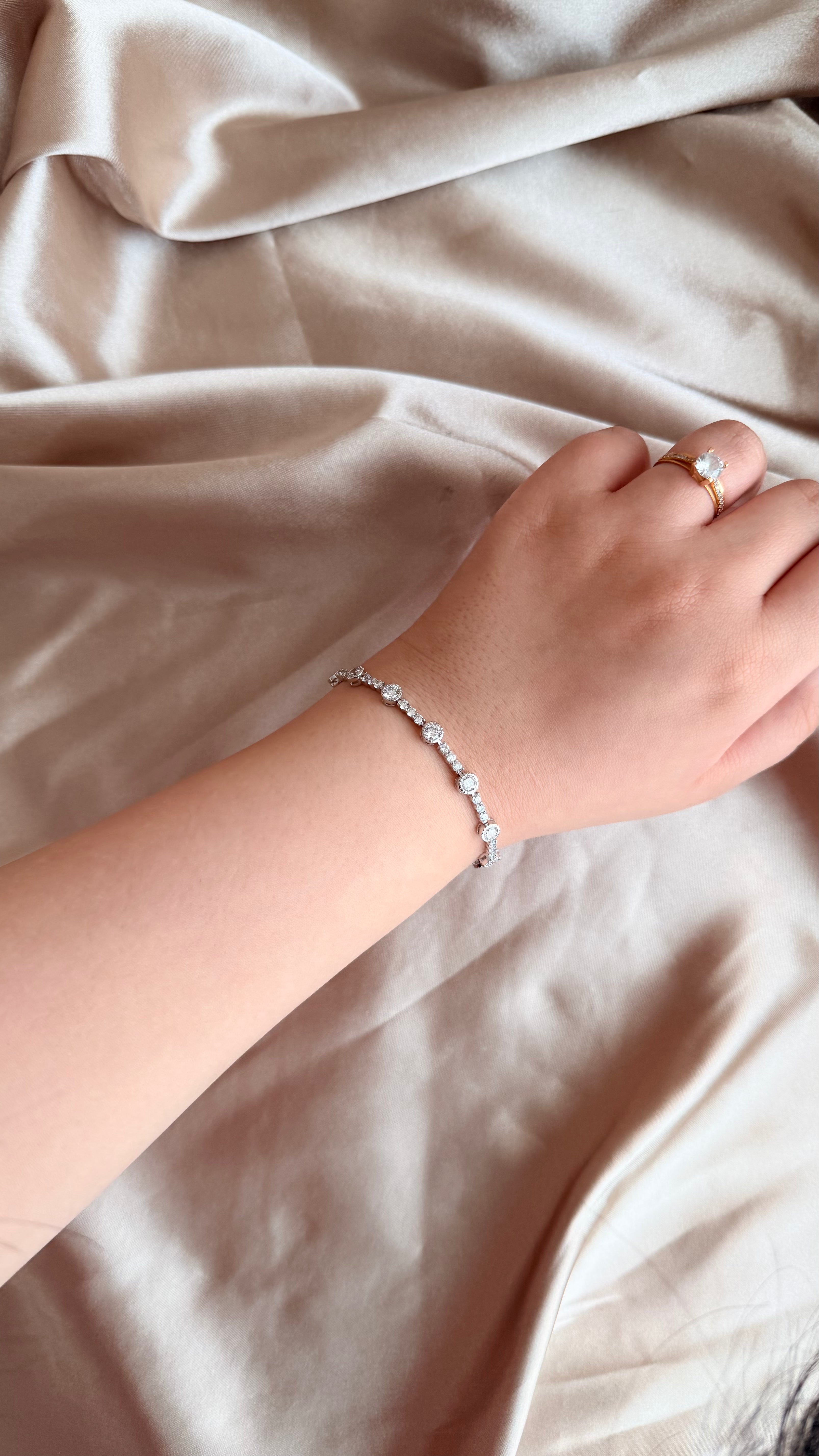 Celina Işıltılı Tennis Bileklik