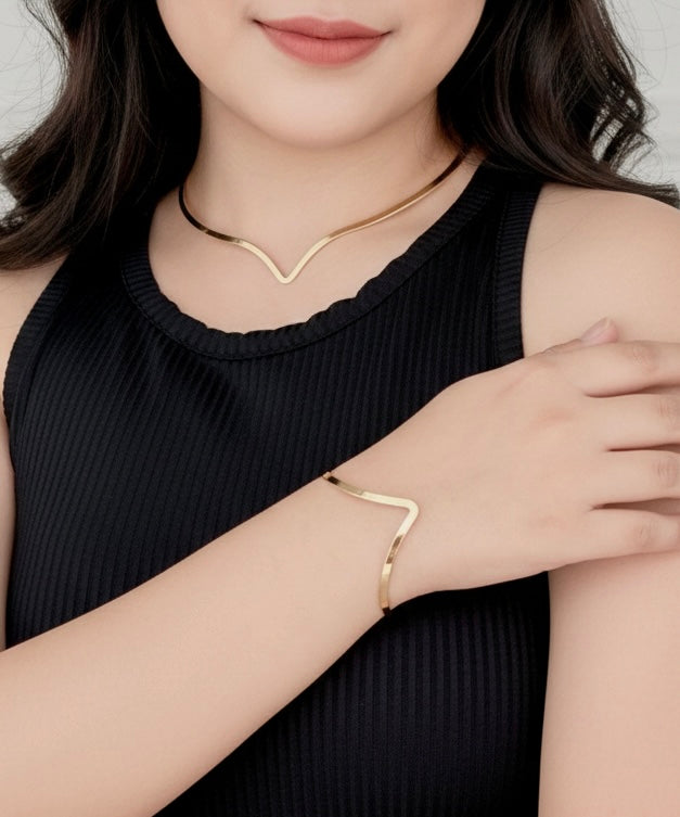 VIP Modern Kolye & Bileklik Seti ✨