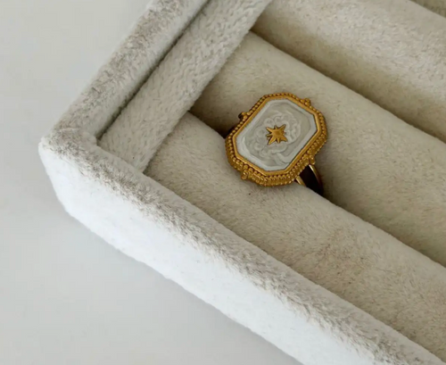 Celeste Yıldız Ayarlanabilir Yüzük